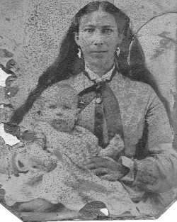 Walter Brown infant w/mother Jane Wren - Native American