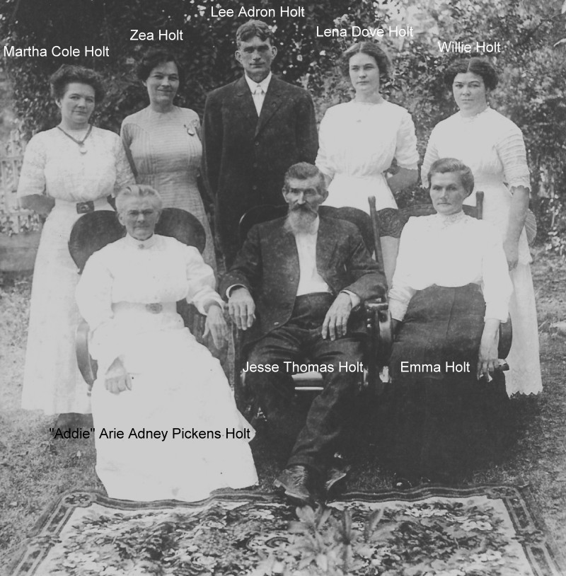 Judge Jesse Thomas Holt and Family 1911